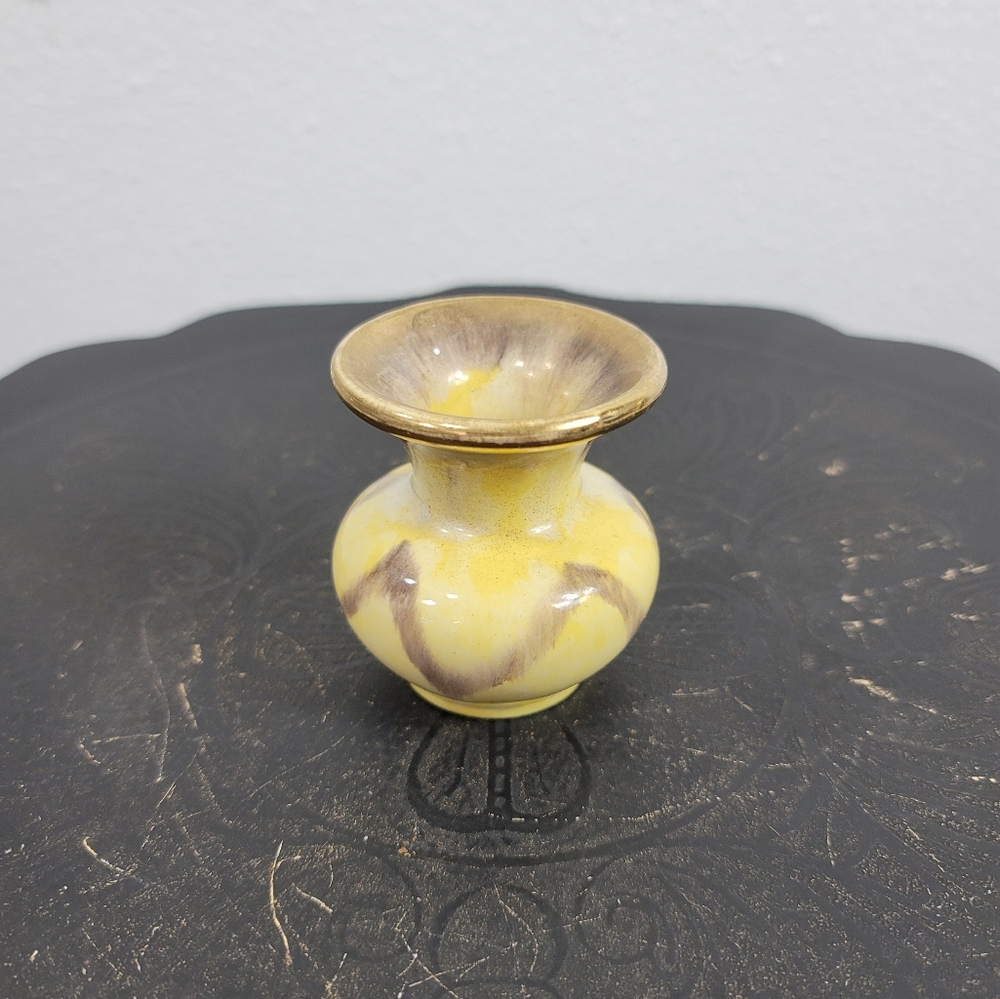 Vase - Ceramics - Foreign - Small & Old - Vintage - German Pottery